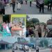 Di Tengah Kepungan Kabut Asap Kapolsek Kerajaan, Camat STU Jehe Dan Kapuskesmas Sibande Bagikan Masker Kesehatan Kepada Warga Masyarakat.
