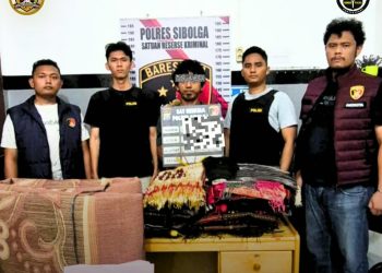 Polres Sibolga Ungkap Pencurian Rumah, Gasak Motor hingga 30 Kain Ulos Batak