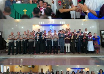 Minggu Kasih di Gereja HKBP Sudirman, Kapolda Sumut Ajak Masyarakat Perangi Narkoba dan Jaga Kamtibmas