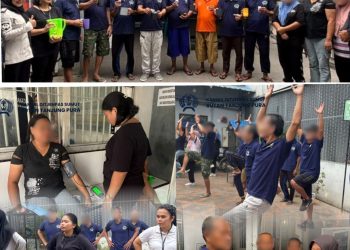 Rutan Tanjung Pura Kembali Gelar Senam Lansia Dipandu Peserta Magang, Dilanjutkan Pembagian Susu, Vitamin dan Cek Tensi bagi Warga Binaan Lansia