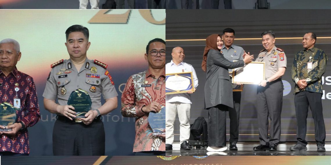 Kapolda Sumut Raih Penghargaan Achievement Person, Polda Sumut Predikat Informatif di KI Award 2026