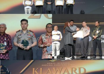 Kapolda Sumut Raih Penghargaan Achievement Person, Polda Sumut Predikat Informatif di KI Award 2026