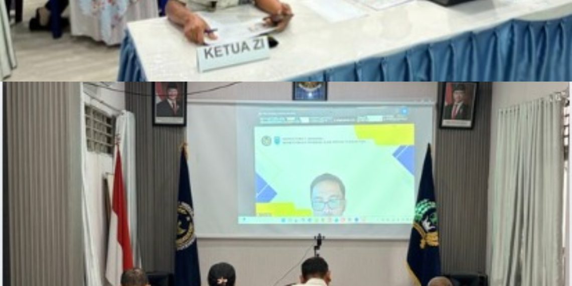 WUJUDKAN PELAYANAN BERSIH DAN TRANSPARAN RUTAN KELAS IIB TANJUNG PURA IKUTI VERIFIKASI LAPANGAN NOMINASI ANUGERAH PEMBANGUNAN BUDAYA INTEGRITAS SECARA DARING
