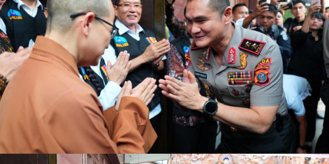 Kapolda Sumut Perkuat Sinergi dengan WALUBI, Jaga Kerukunan dan Persatuan Bangsa