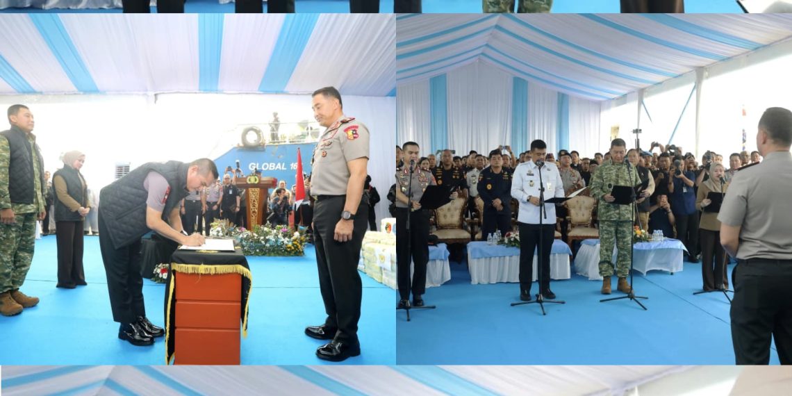 Dipimpin Kapolri, Polda Sumut Bersama Forkopimda Deklarasikan Sumut Tolak Narkoba di Belawan