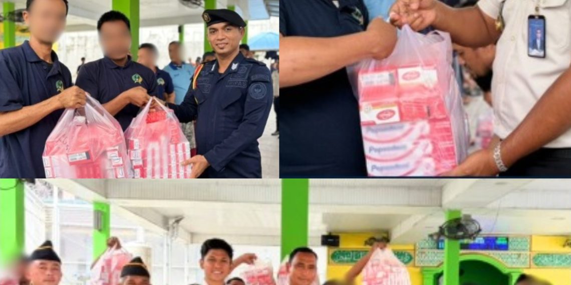 Rutan Kelas IIB Tanjung Pura Bagikan Perlengkapan Mandi kepada Warga Binaan sebagai Pemenuhan Hak Dasar
